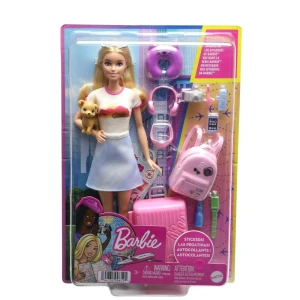 HJY18 Mattel - Barbie lalka podróżniczka