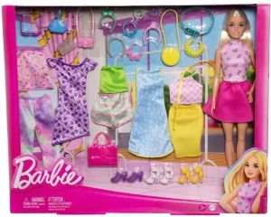 HKB07 Mattel - Barbie lalka z ubrankami i akcesoriami