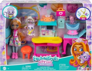 HLH22 Mattel ENCHANTIMALS - Wizyta u lekarza z kotkiem