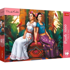 12095 Trefl Puzzle Premium Plus -  Frida Kahlo: Dwa oblicza 1000 el. 