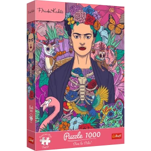 12096 Trefl Puzzle Premium Plus -  Frida Kahlo: Kwitnąca dusza 1000 el. 