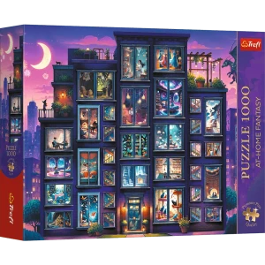 12133 Trefl Puzzle Premium Plus - At-Home Fantasy: Noc pełna opowieści 1000 el. 