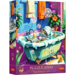 12141 Trefl Puzzle Premium Plus - Pets & People Stuff: Miau, Relaks, Powtórz 1000 el. 