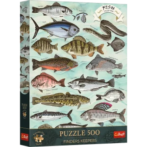 37609 Trefl Puzzle Premium Plus - Finders Keepers: Ryby 500 el. 