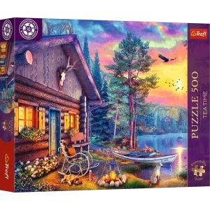 37617 Trefl Puzzle Premium Plus - Tea Time: Przystań o zachodzie słońca 500 el. 