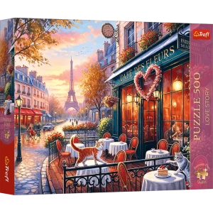 37621 Trefl Puzzle Premium Plus - Love Story: Miłość w Paryżu 500 el. 