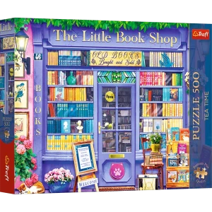 37622 Trefl Puzzle Premium Plus - Tea Time: Sklepik z książkami 500 el. 