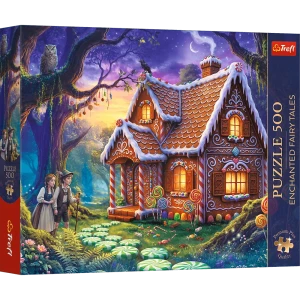 37633 Trefl Puzzle Premium Plus - Enchanted Fairy Tales: Jaś i Małgosia 500 el. 