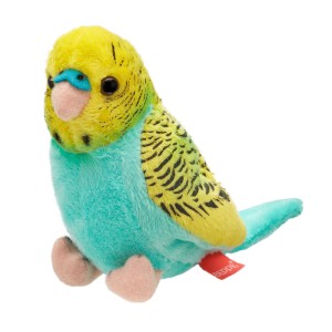 13955 Beppe - Papuga falista lazurowo-żółta 13cm