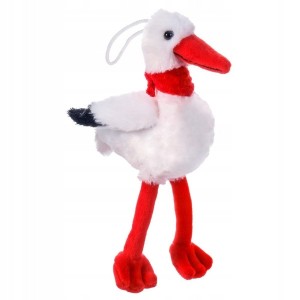 12918 Beppe - Bocian z apaszką 20cm