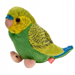 13847 Beppe - Papuga falista zielono-niebieska 13cm