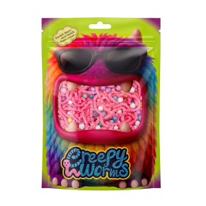 STN9766 Toys Inn - CREEPY WORMS PINK