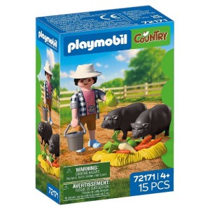 72171 PLAYMOBIL Country - Rolnik z brzuchatą świnką