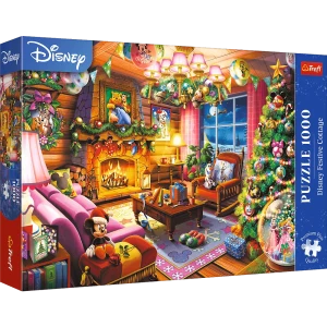10916 Trefl Puzzle XMAS Premium Plus - Świąteczna chatka Disney 1000 el.