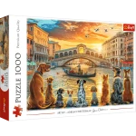 10944 Trefl Puzzle - Pieski w Wenecji 1000 el. 