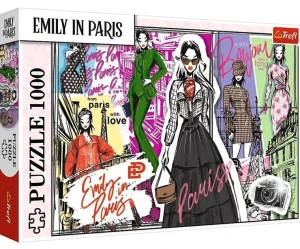 10967 Trefl Puzzle - Emily w Paryżu: Modowe Inspiracje 1000 el. 