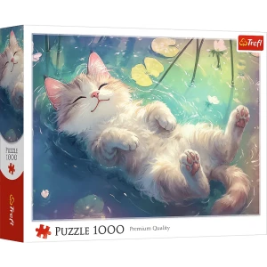 10983 Trefl Puzzle - Purrfekcyjny relaks 1000 el. 