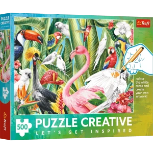7564 Trefl Puzzle Creative - Rajskie Ptaki 500 el. 