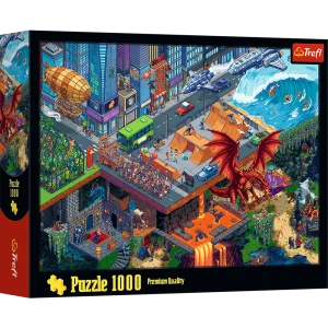 10986 Trefl Puzzle - Miasto Pixel 1000 el. 