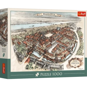 12206 Trefl Puzzle - Projekt Rekonstrukcji Starego Miasta, 1951 1000 el. 