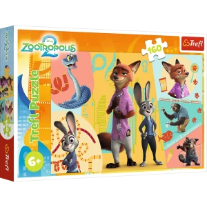 15429 Trefl Puzzle - Razem w Zootopii 160 el.