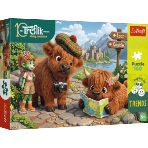 15449 Trefl Puzzle Inspired By Trends - Urocza krówka 160 el.