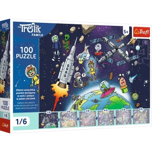 16541 Trefl - Puzzle Treflinka w kosmosie 100 el.