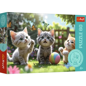 17412 Trefl Puzzle - Trzy kociaki 60 el.