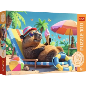 16537 Trefl - Puzzle Relaks w stylu kapibary 100 el.