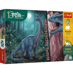 16579 Trefl Puzzle Inspired By Dino World - Diplodocus 100 el.
