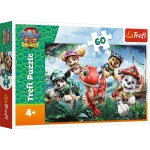 17425 Trefl Puzzle - Dinozaurom na ratunek, Psi Patrol The Dino Movie 60 el.