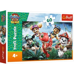 17425 Trefl Puzzle - Dinozaurom na ratunek, Psi Patrol The Dino Movie 60 el.
