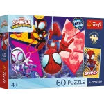 17429 Trefl Puzzle Premium Plus Kids - Niesamowita przygoda, Spidey 60 el.