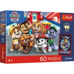17432 Trefl Puzzle Premium Plus Kids - Psie popołudnie, Psi Patrol 60 el.