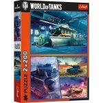 13346 Trefl Puzzle - Pancerna misja, World of Tanks 2x200 el.