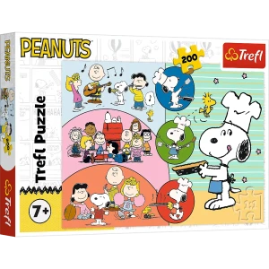 13368 Trefl Puzzle - Snoopy i przyjaciele 200 el.