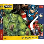 14385 Trefl Puzzle MAXI PREMIUM PLUS KIDS - Bohaterowie jak ze snu, Marvel The Avengers 24 el.