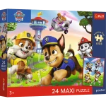 14388 Trefl Puzzle MAXI PREMIUM PLUS KIDS - Wesoły spacer, Psi Patrol 24 el.