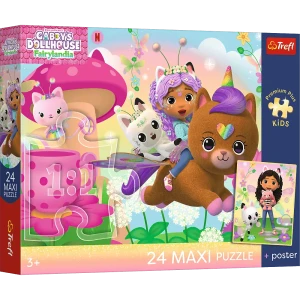14389 Trefl Puzzle MAXI PREMIUM PLUS KIDS - Gabby na ratunek 24 el.