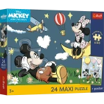 14390 Trefl Puzzle MAXI PREMIUM PLUS KIDS - Przyjaciele myszki, Disney 24 el.