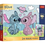 14393 Trefl Puzzle MAXI PREMIUM PLUS KIDS - Marzenia Lilo i Stitcha, Disney 24 el.