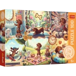 16567 Trefl Puzzle - Długi dzień jamnika 100 el.
