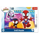 31446 Trefl Puzzle Ramkowe - Pajęcza paczka, Spidey 15 el.