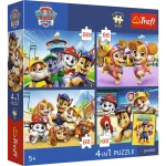34693 Trefl Puzzle Premium Plus Kids 4 x 88 el. - Psia straż + kolekcjonerski plakat