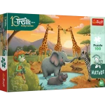 16571 Trefl Puzzle Inspired By Nature - Wesoła ferajna, Rodziny Treflików 100 el. 