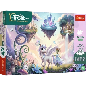 16573 Trefl Puzzle Inspired By Fantasy - Magiczne światy, Rodziny Treflików 100 el. 