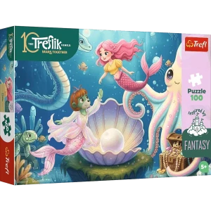 16575 Trefl Puzzle Inspired By Fantasy - W krainie syrenek, Rodziny Treflików 100 el. 