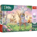 16577 Trefl Puzzle Inspired By Fantasy - Zwierzęta z magicznego lasu, Rodziny Treflików 100 el. 