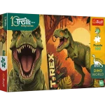 16578 Trefl Puzzle Inspired By Dino World - T-Rex, Rodziny Treflików 100 el. 