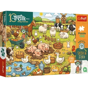 16589 Trefl Puzzle - Seek & Find, Wieś 100 el.